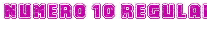 Numero 10 Regular